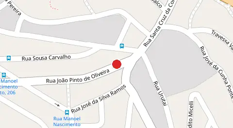 Mapa da localização