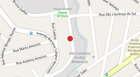 Mapa da localização