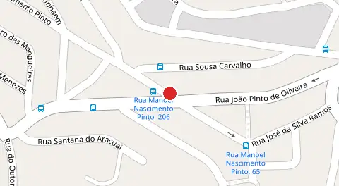 Mapa da localização
