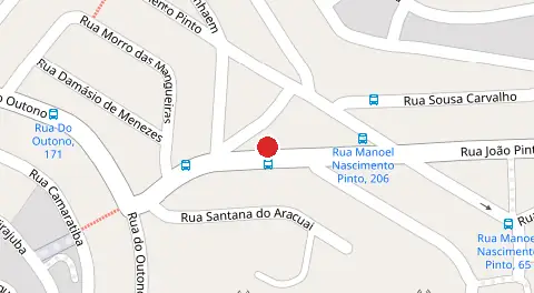 Mapa da localização