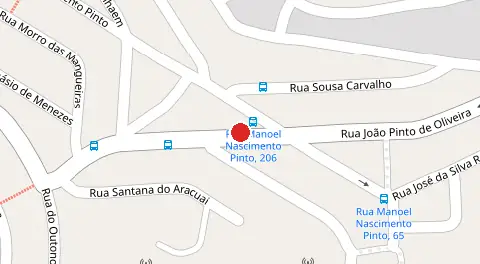 Mapa da localização
