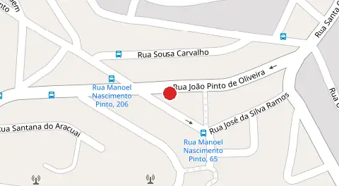 Mapa da localização