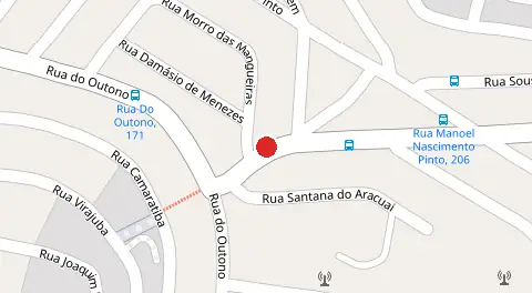 Mapa da localização
