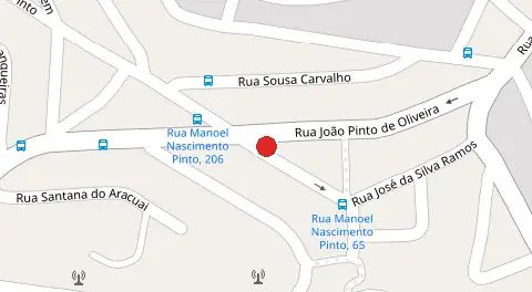 Mapa da localização