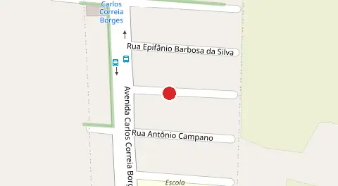 Mapa da localização