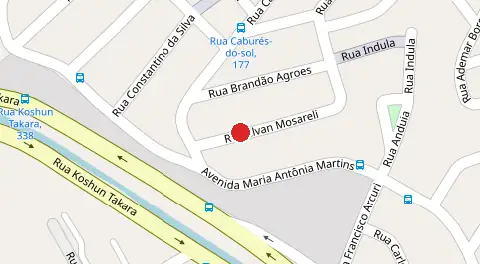 Mapa da localização