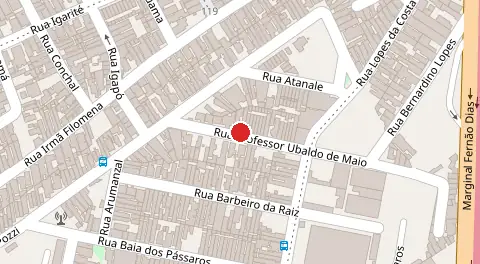Mapa da localização