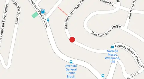 Mapa da localização