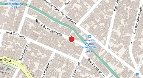 Mapa da localização