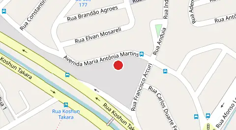 Mapa da localização
