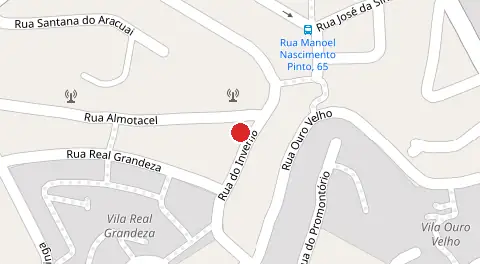 Mapa da localização