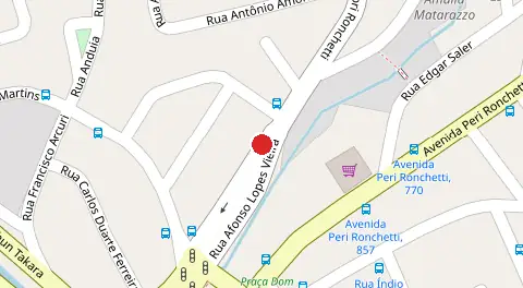 Mapa da localização