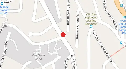 Mapa da localização