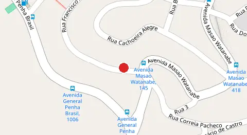 Mapa da localização