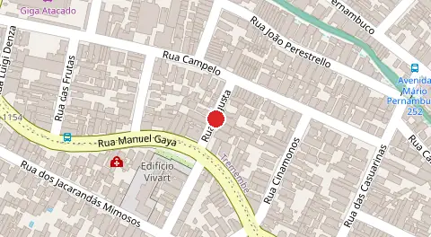Mapa da localização