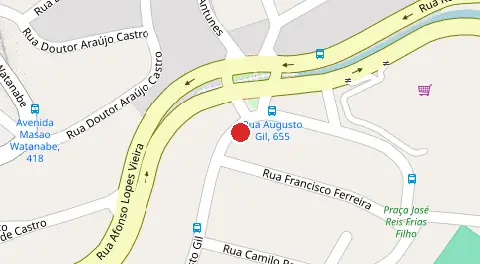 Mapa da localização