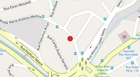 Mapa da localização