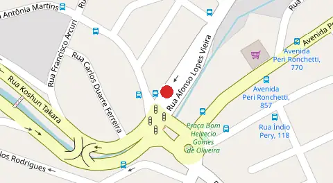 Mapa da localização