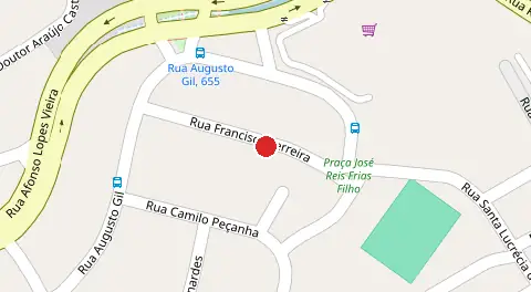 Mapa da localização