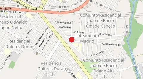 Mapa de Loteamento Madrid