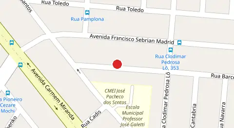 Mapa da localização