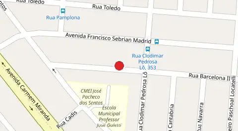 Mapa da localização