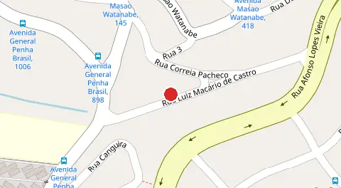 Mapa da localização