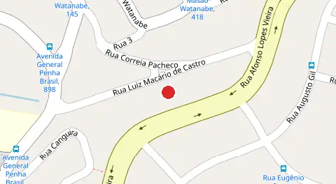 Mapa da localização