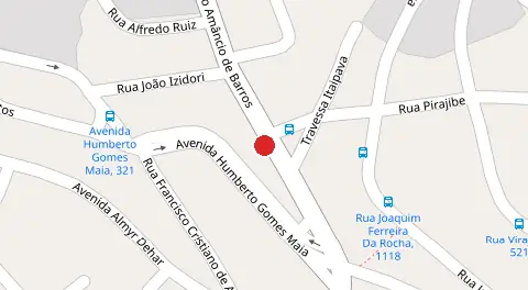 Mapa da localização