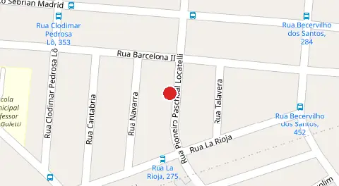 Mapa da localização