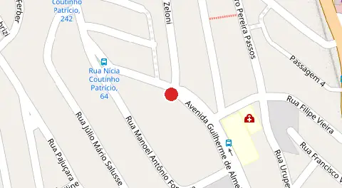 Mapa da localização