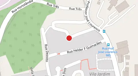 Mapa da localização