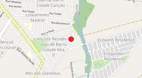 Mapa de Conjunto Cidade Alta I