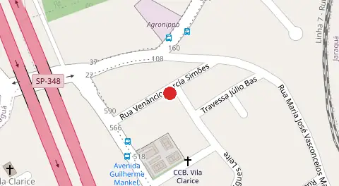 Mapa da localização