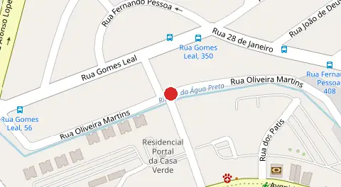 Mapa da localização