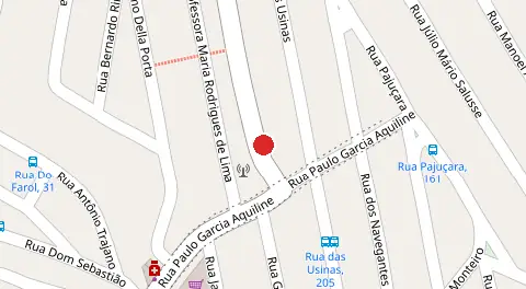 Mapa da localização