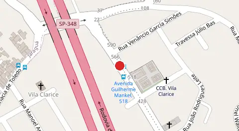 Mapa da localização