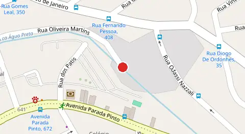 Mapa da localização