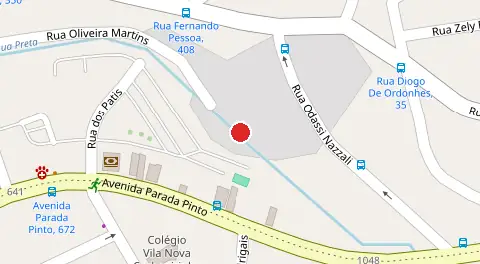Mapa da localização