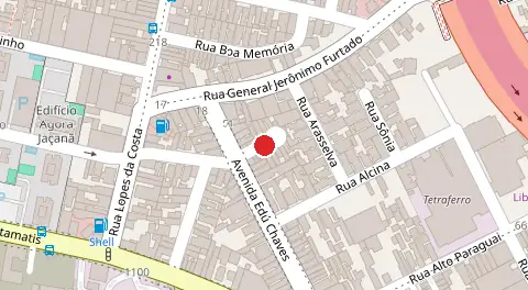 Mapa da localização