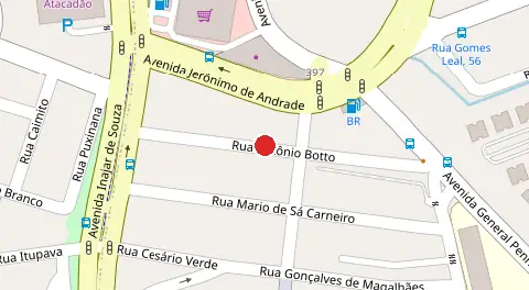 Mapa da localização