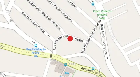Mapa da localização