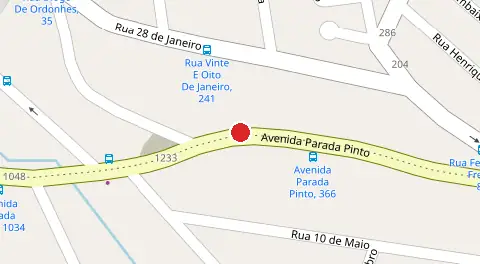 Mapa da localização