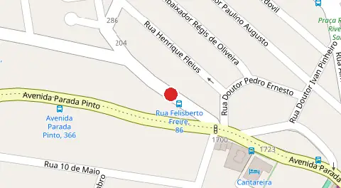 Mapa da localização