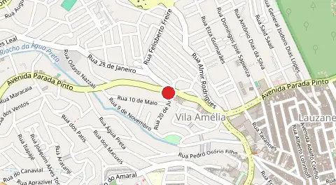 Mapa de V Nova Cachoeirinha