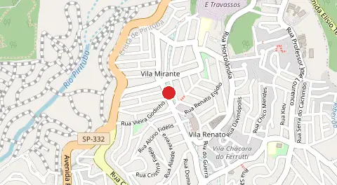 Mapa de Vila Mirante