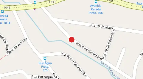 Mapa da localização
