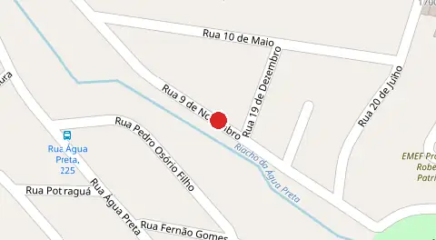 Mapa da localização