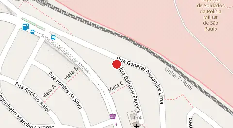 Mapa da localização