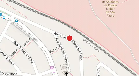 Mapa da localização
